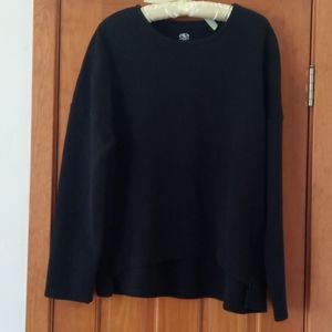 Athletic Works crop front longer back, side zipper